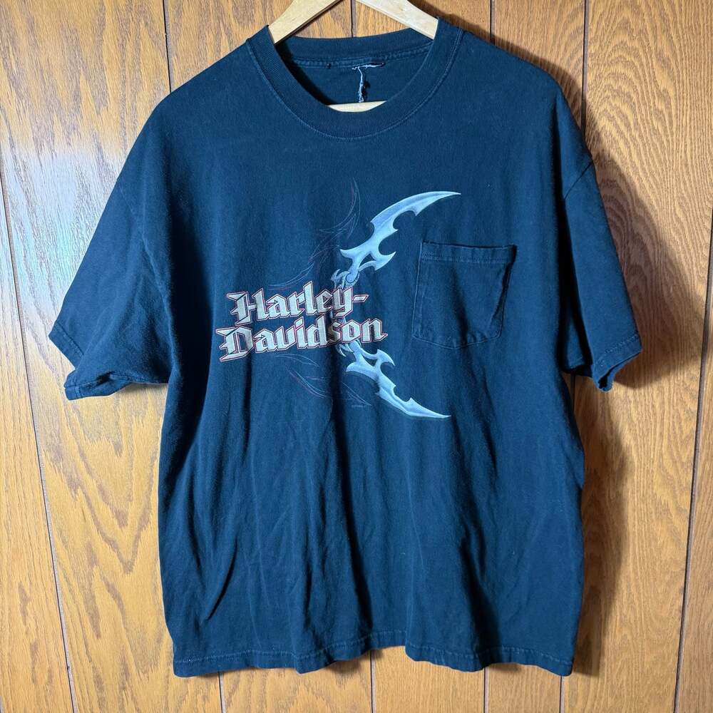 Vintage 2004 Harley-Davidson Suburban Motors Thiensville WI Pocket T-Shirt